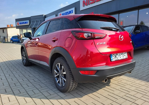 Mazda CX-3 cena 79900 przebieg: 30250, rok produkcji 2018 z Rybnik małe 121